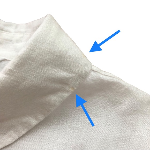 The White Company Bright White 100% Linen Blouse Shirt Size US 8 / UK 12 - Picture 5 of 6